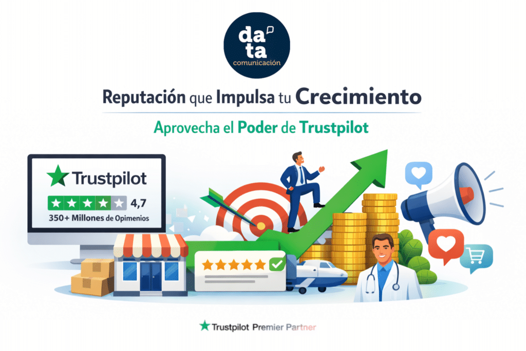 DATA Comunicación, agencia Premiere Partner de Trustpilot en España