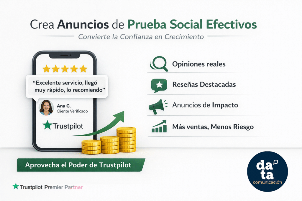 DATA Comunicación, agencia Premiere Partner de Trustpilot en España