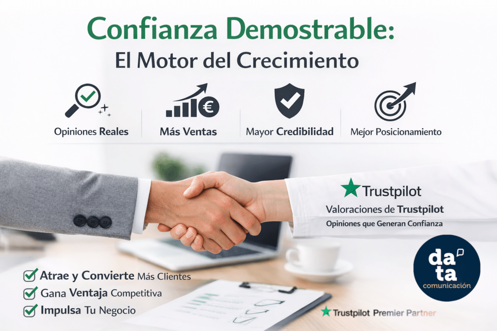DATA Comunicación, agencia Premiere Partner de Trustpilot en España