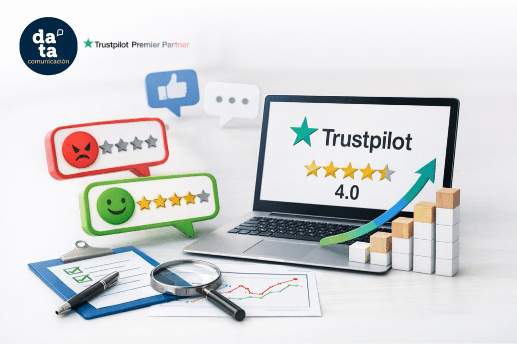 DATA Comunicación, agencia Premiere Partner de Trustpilot en España