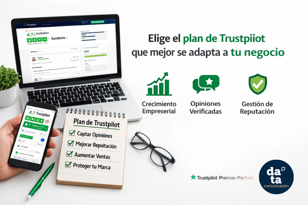 DATA Comunicación, agencia Premiere Partner de Trustpilot en España
