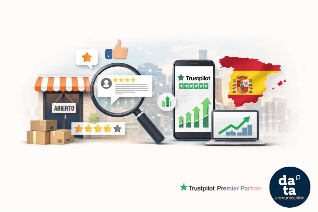 DATA Comunicación, agencia Premiere Partner de Trustpilot en España