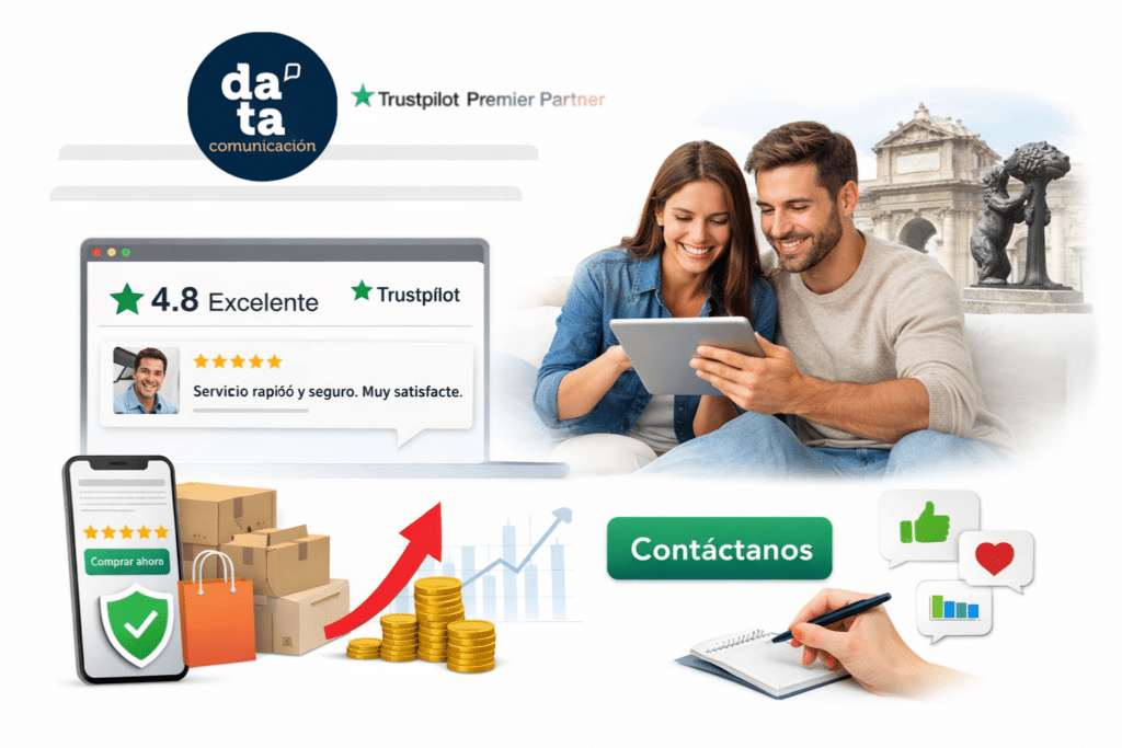 DATA Comunicación, agencia Premiere Partner de Trustpilot en España