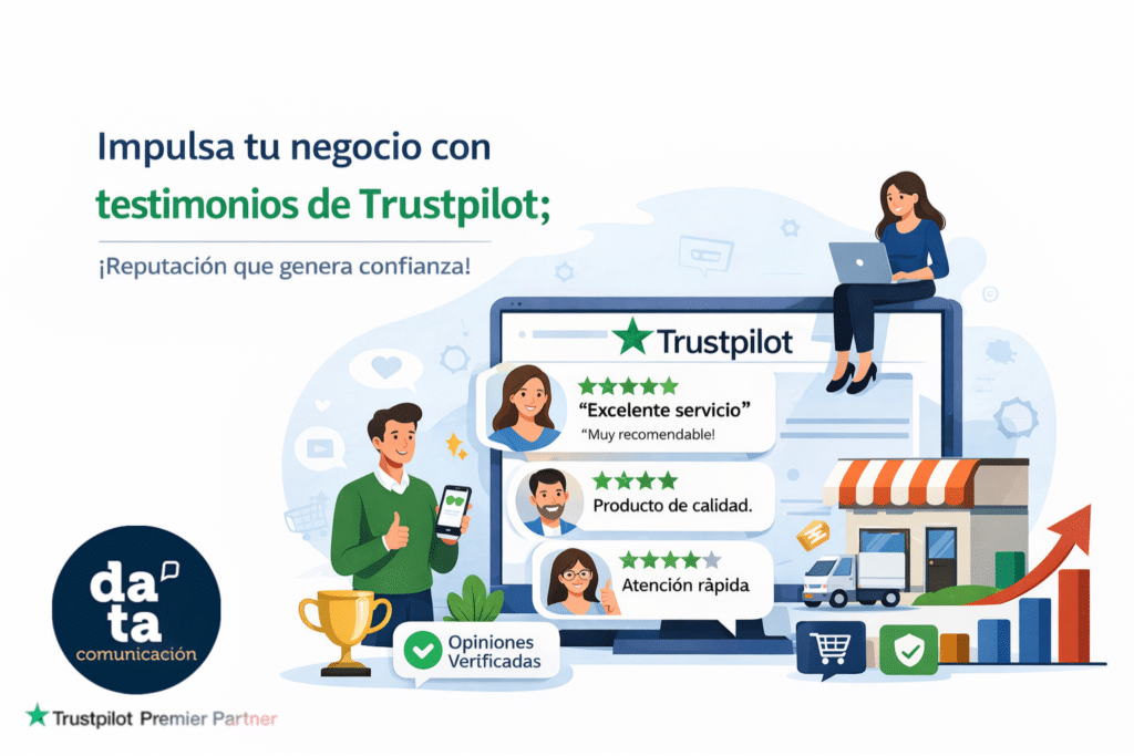 DATA Comunicación, agencia Premiere Partner de Trustpilot en España