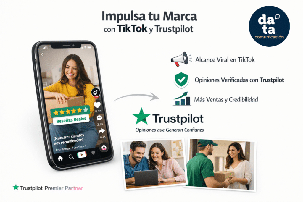 DATA Comunicación, agencia Premiere Partner de Trustpilot en España
