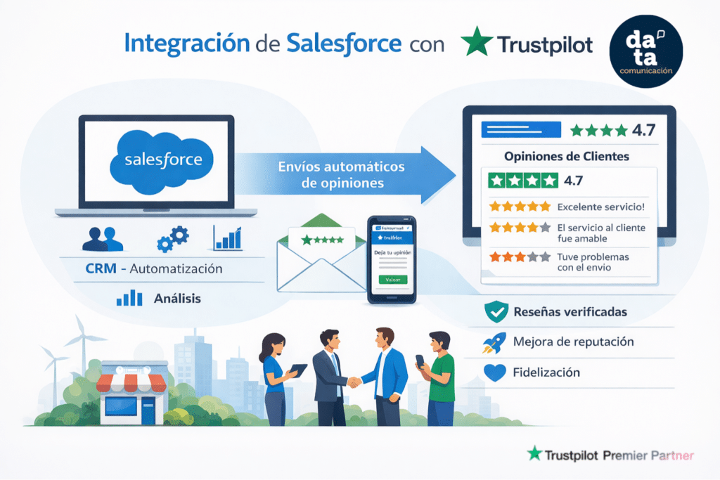 DATA Comunicación, agencia Premiere Partner de Trustpilot en España