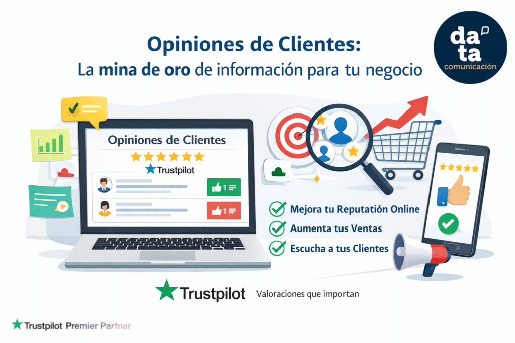 DATA Comunicación, agencia Premiere Partner de Trustpilot en España